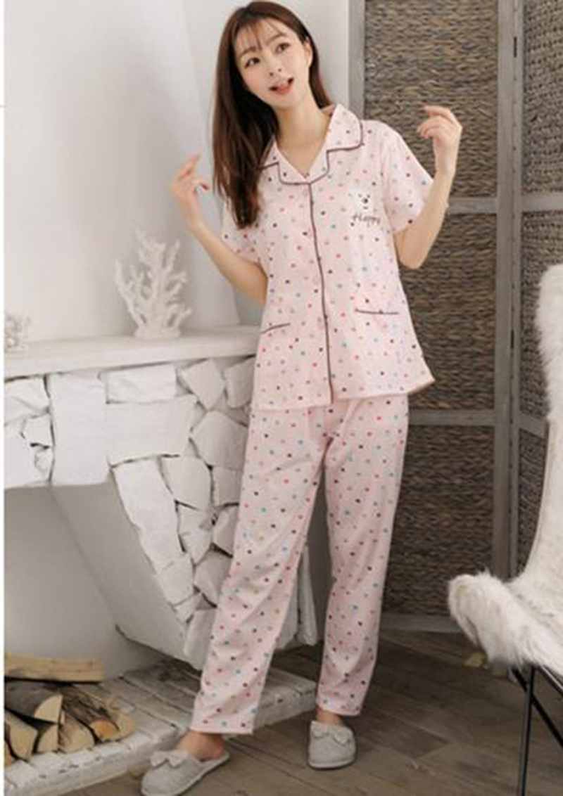 Bộ Pijama cộc tay gấu dễ thương