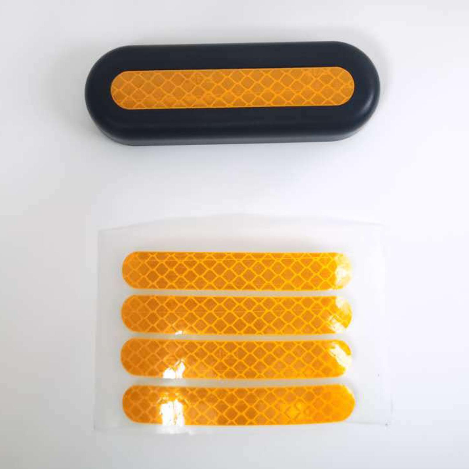 Reflective Sticker Set for Max G30 Electric Scooter Front Rear Wheel Cover Sticker Replacement
