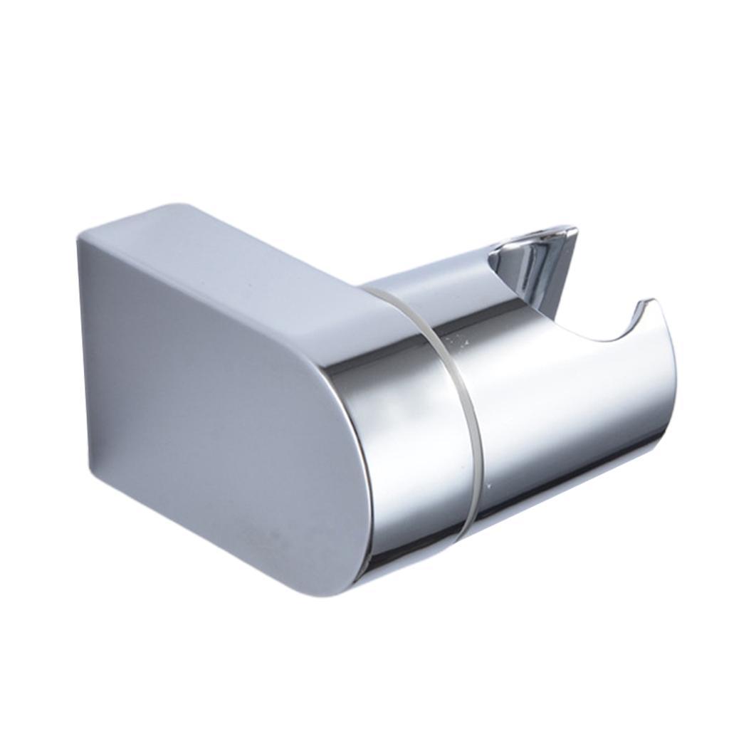 Rail Head Slider Holder Chromed Bathroom Wall Mounted Supply