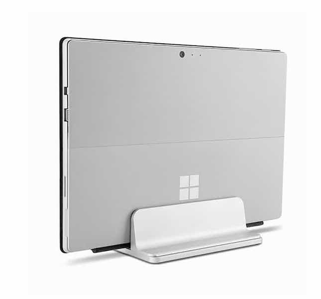 Đế kẹp, giá đỡ nhôm nguyên khối kiểu dựng đứng một khe cắm dành cho Máy tính xách tay, Laptop, Macbook, Ipad, Surface