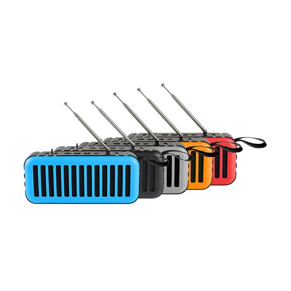 Di động không dây không dây tay tắm tắm Phòng tắm phòng tắm Bluetooth Loa FM LOUDSPEAKER Color: Red