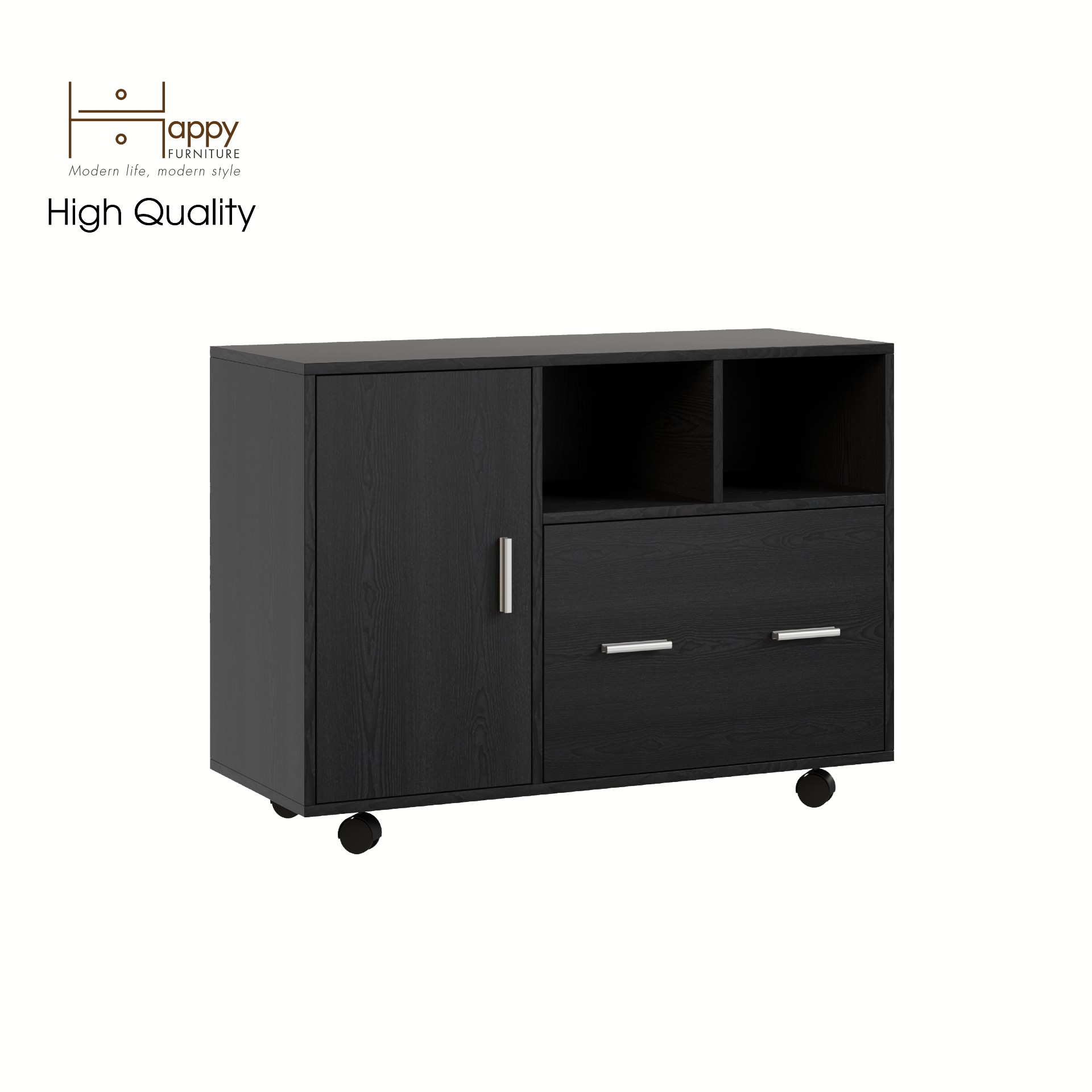 [Happy Home Furniture] COMFEE, Tủ đựng hồ sơ 2 cửa mở ,  100cm x 40cm x 66cm ( DxRxC), THK_019