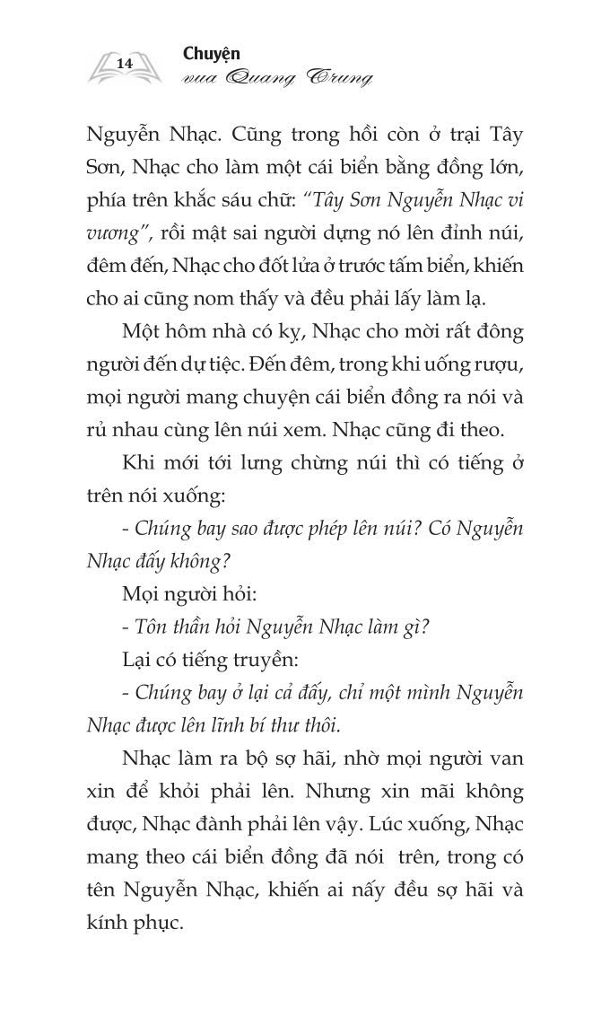 Chuyện Vua Quang Trung - bản in 2024
