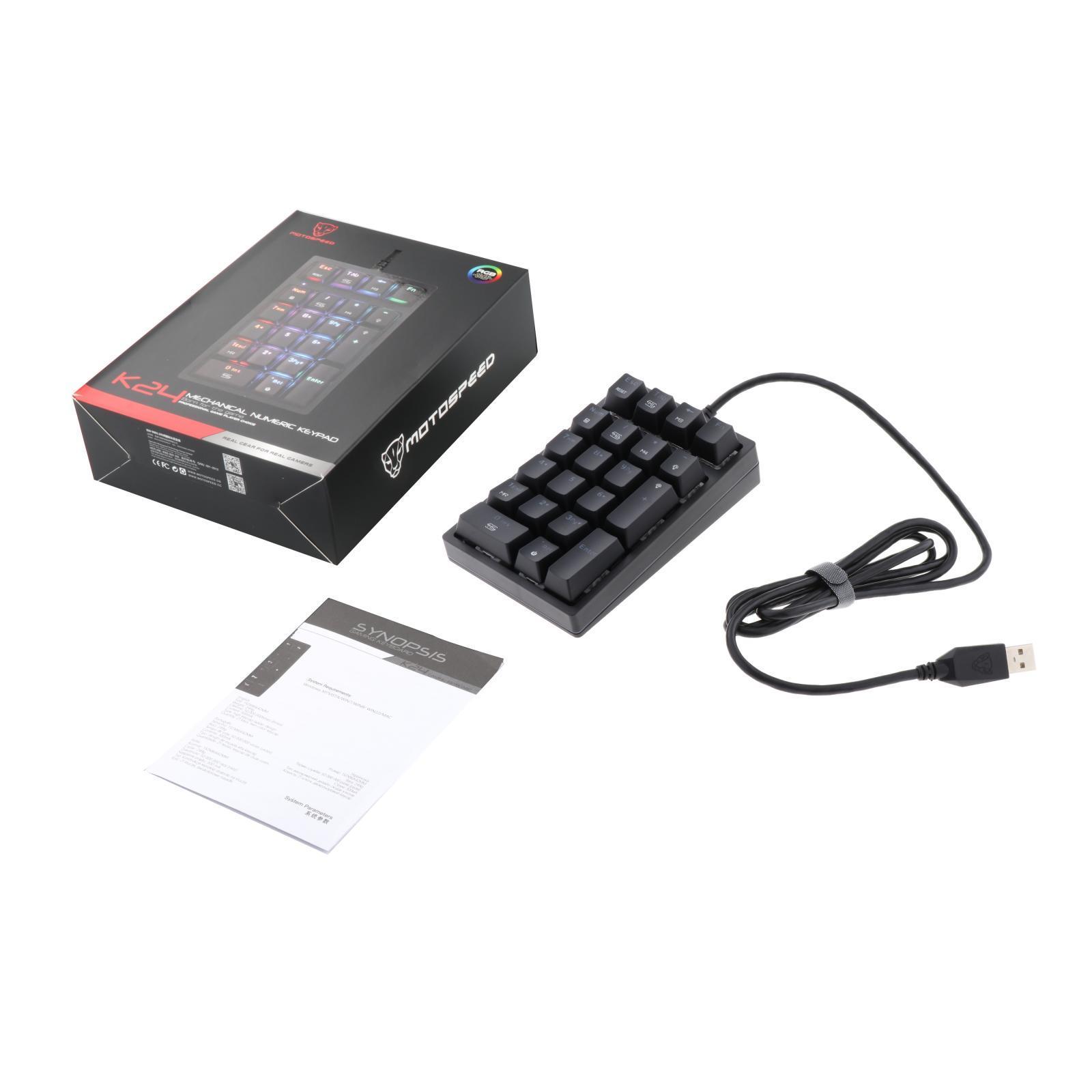 K24 Mini  21 Keys USB-C RGB Wired for Home Gaming Computer