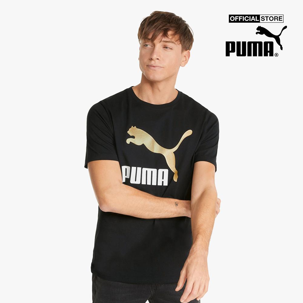 PUMA - Áo thun nam ngắn tay Classics Logo Metallic 534711