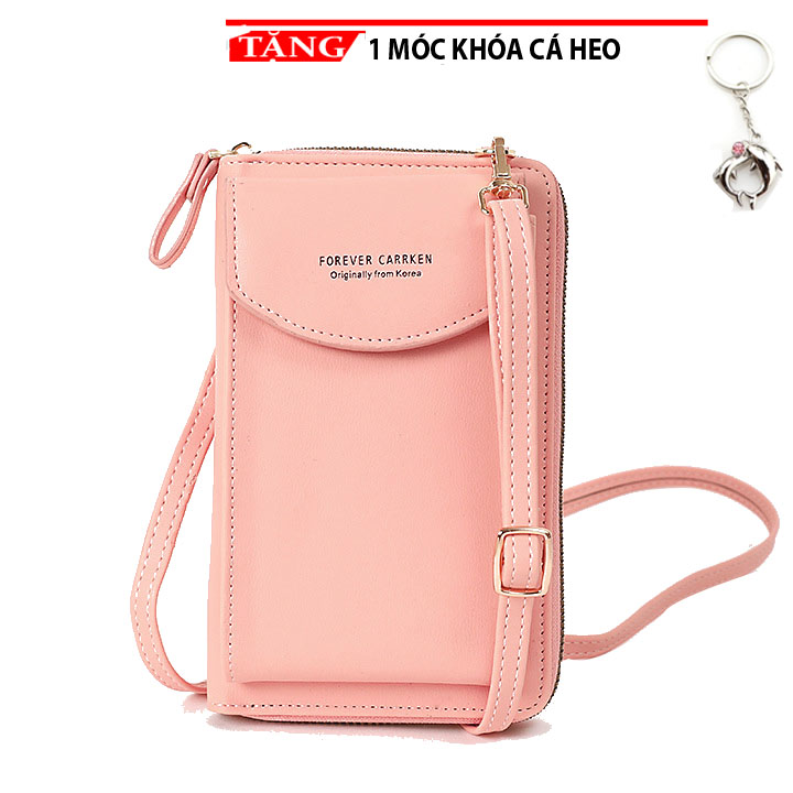 Túi đeo chéo cầm tay Dự tiệc ép chữ mẫu mới  XC22 Tặng móc khóa cá heo