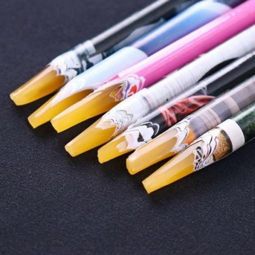 Bút chấm đá nail - bút nến chấm đá trang trí móng tiện dụng