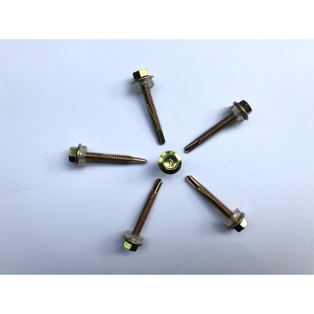 BỊCH VÍT BẮN TÔN 200C ĐẦU LỤC GIÁC CÁC KÍCH CỠ
