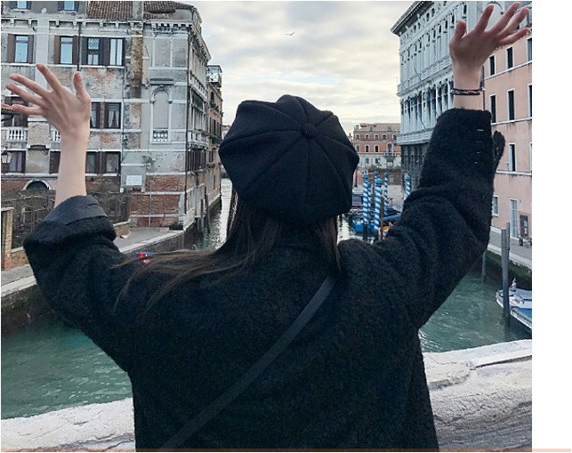 Mũ bê rê có vành phong cách Hàn nón nồi nỉ thời trang