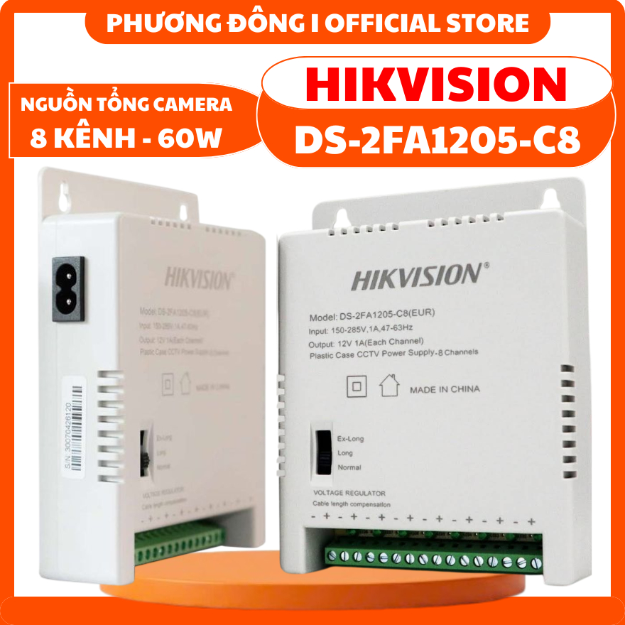 NGUỒN TỔNG CAMERA HIKVISION 4 KÊNH 48W DS-2FA1225-C4 - HÀNG CHÍNH HÃNG