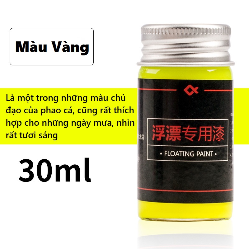 Sơn Nổi Đầu Phao Dạ Quang Cao Cấp Huansheng 30ml Chuyên Sửa Chữa Phao Câu Cá Giúp Phao Bắt Mắt Hơn PKK13 - Sanami Fishing