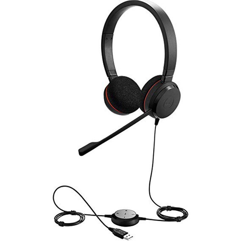 Tai nghe Jabra Evolve 20 Ms Stereo USB - hàng chính hãng