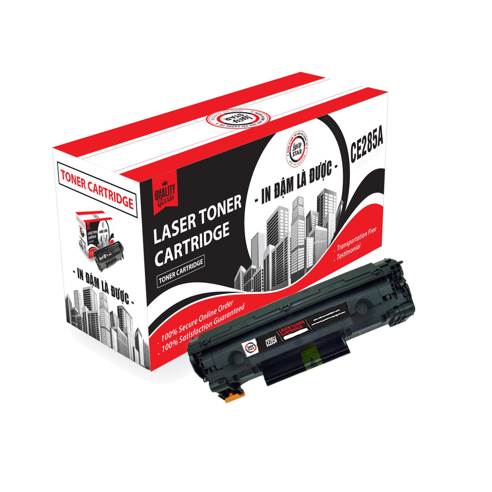 Hộp mực Lyvystar cartridge Estar CE285A dùng cho máy in - Hàng Chính Hãng