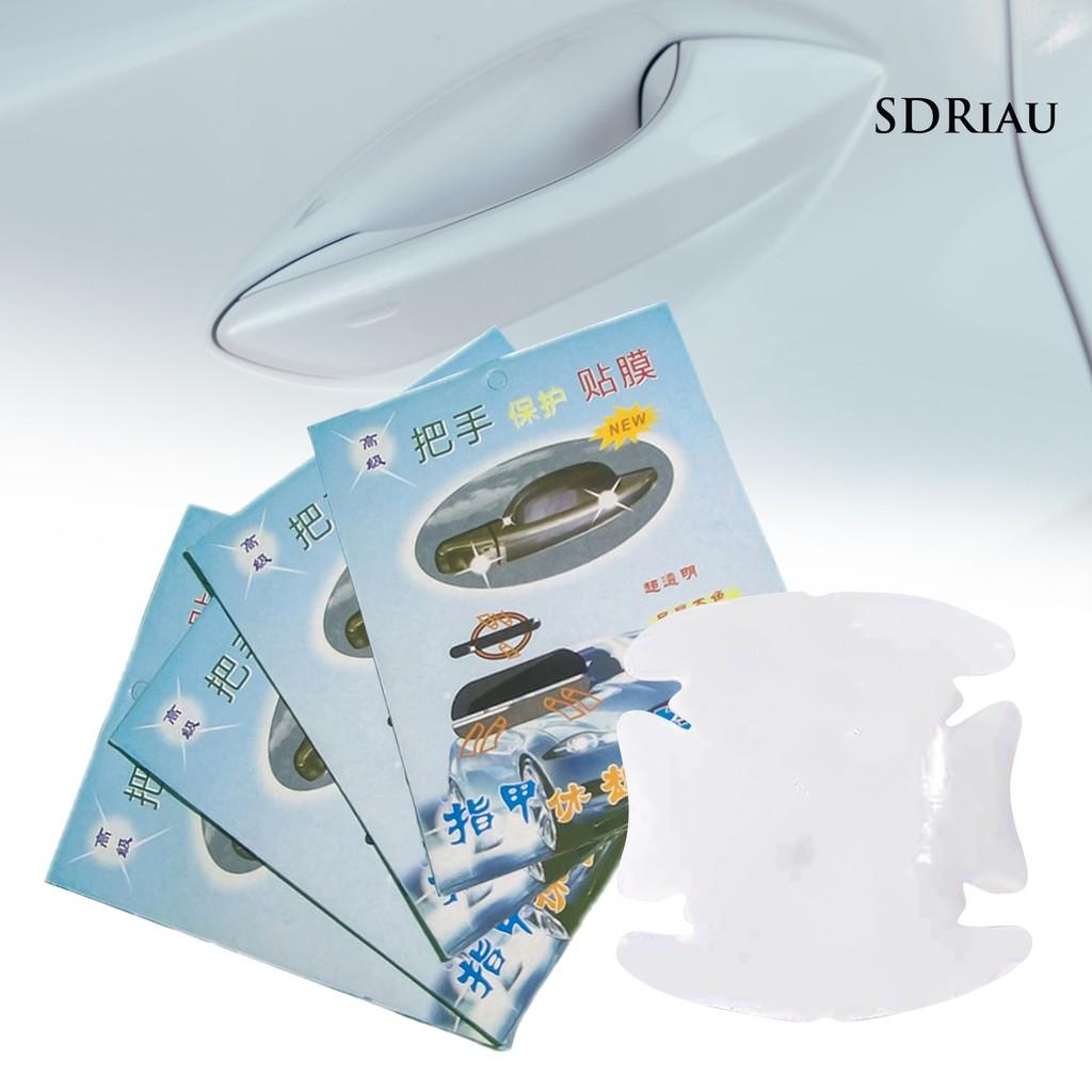 4 Miếng Dán Bảo Vệ Tay Nắm Cửa Xe Hơi Chống Trầy Xước