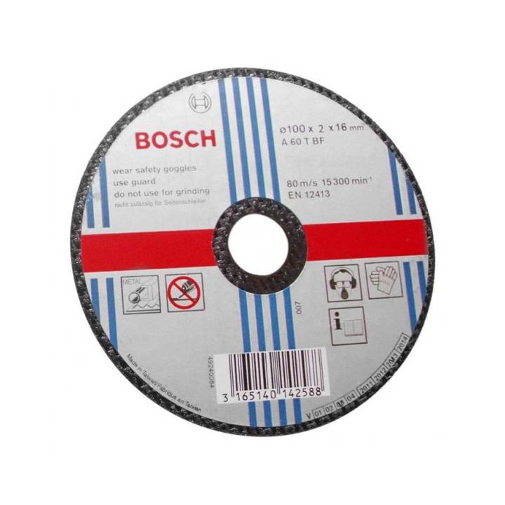 Đá cắt sắt ﻿Bosch 2608600267 100 x 2 x 16mm (Đen)