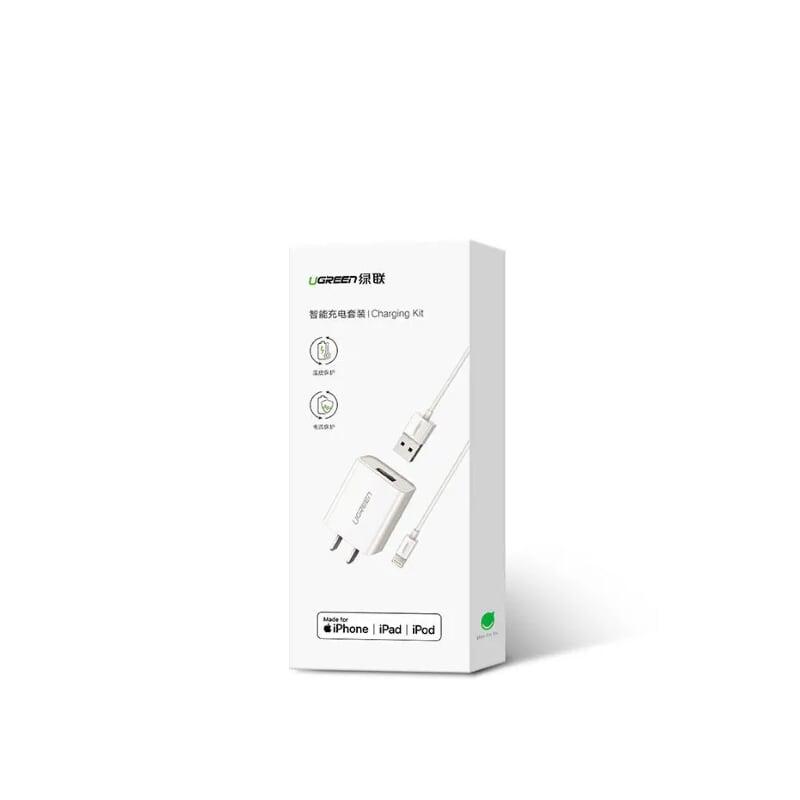 Ugreen UG50907CD143TK Bộ sạc cho iPhone/iPad/iPod chứng nhận MFi của Apple - HÀNG CHÍNH HÃNG