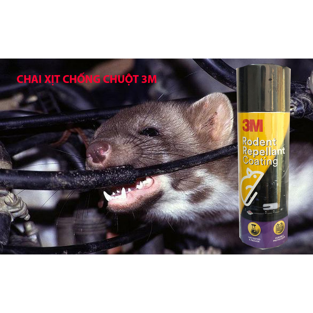 Chai Xịt Phủ Chống Chuột Xe Ô Tô 3M Rodent Repellant 250g