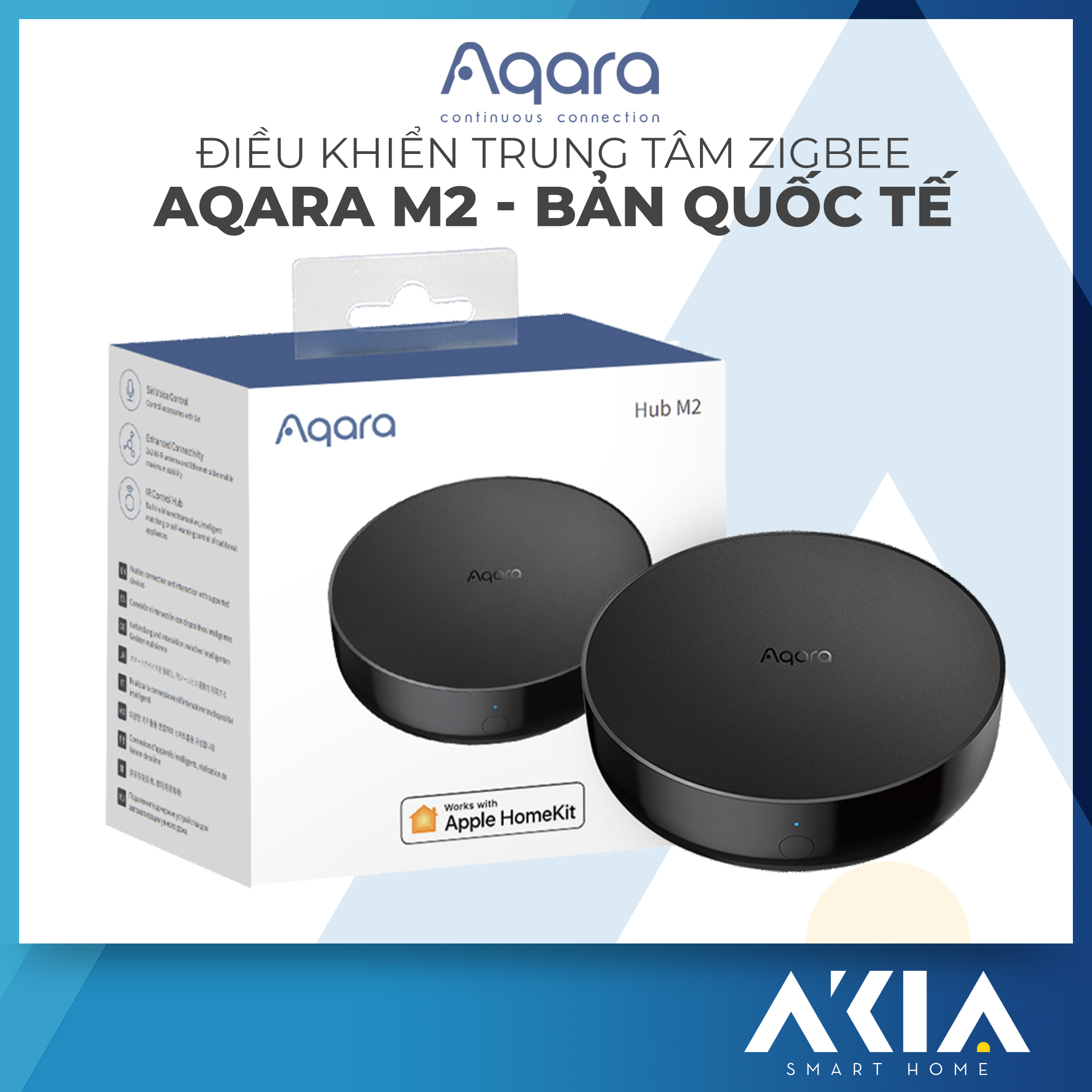 Aqara Hub M2 Bộ Điều Khiển Trung Tâm Zigbee 3.0 Và Hồng Ngoại