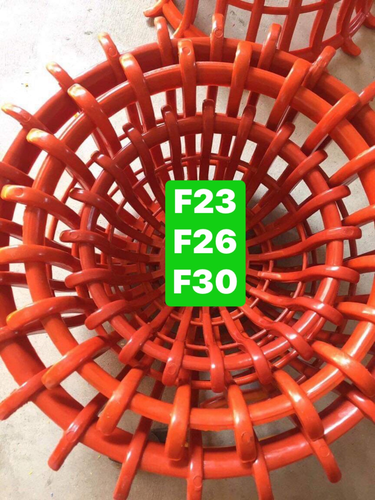 Chậu Nhựa Trồng Lan Dáng Sen f23 - Kích Thước Miệng 23cm