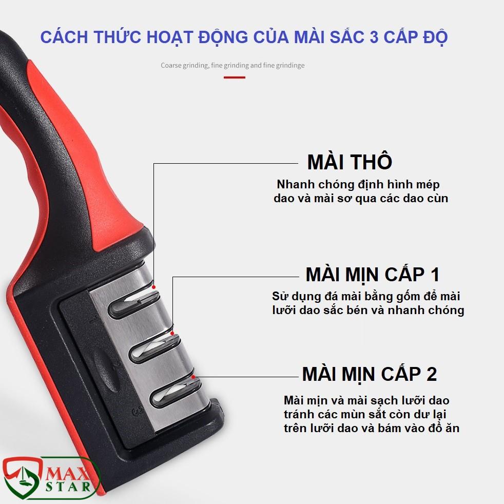 Dụng cụ mài dao nhật 3 rãnh mini siêu sắc bén cao cấp Mài dao nhật