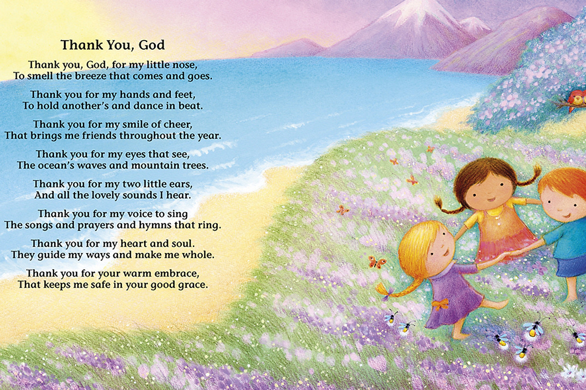 Sách Bedtime Prayers - Những Lời Cầu Nguyện Trước Khi Cho Bé Chìm Vào Giấc Ngủ - Á Châu Books, Bìa Cứng, In Màu