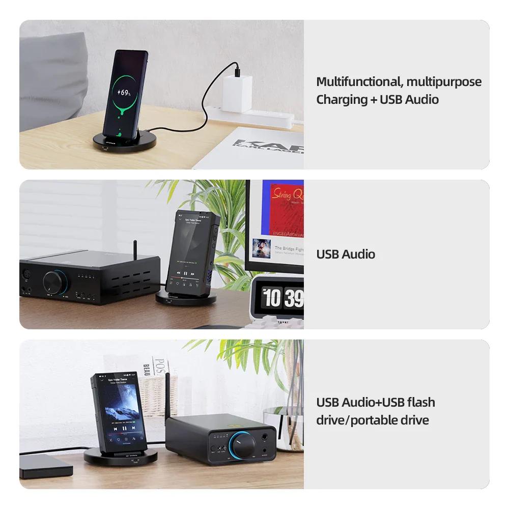 Đế Sạc Đa Năng Type C FiiO DK1 Pro Chính Hãng - Hàng Chính Hãng