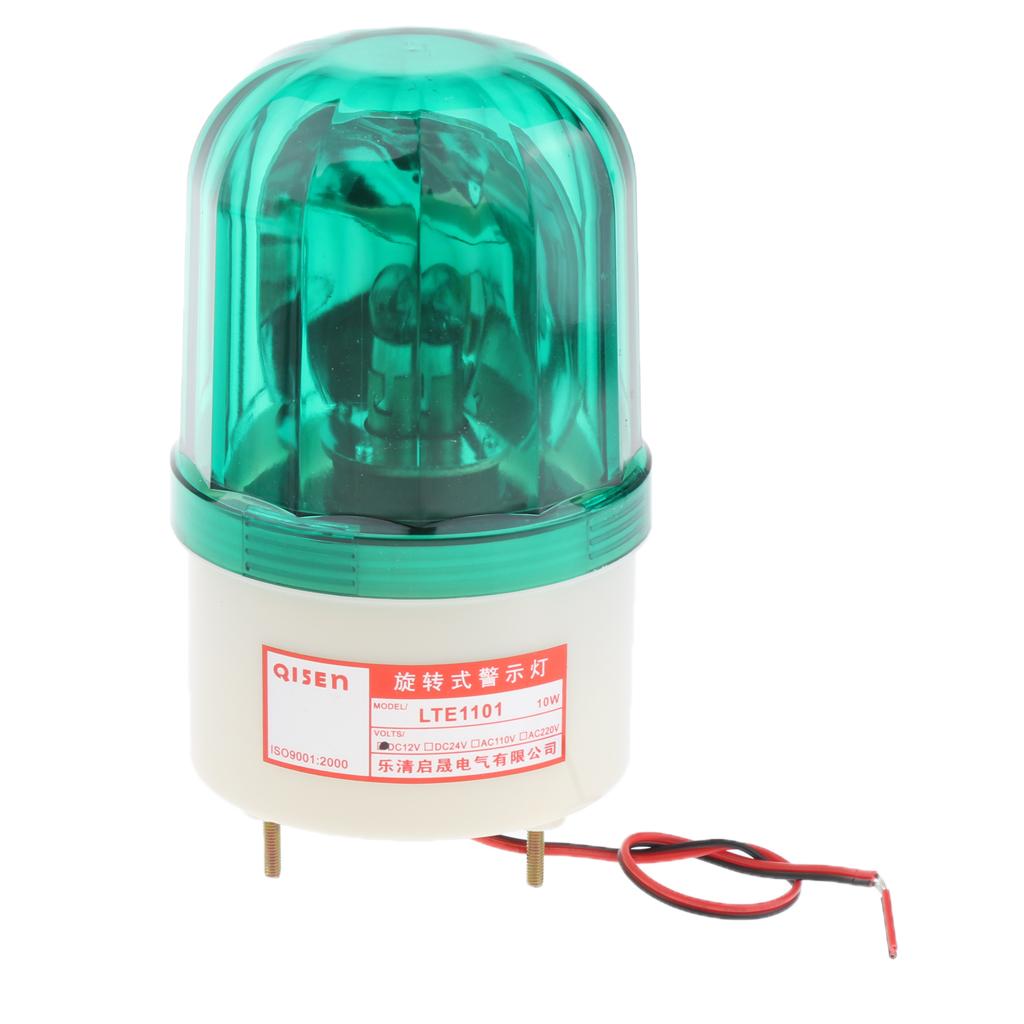 Đèn LED Cảnh Báo Xoay Tròn 24 V Đèn Tín Hiệu Tròn Đèn Hiệu Beacon Đèn Xanh