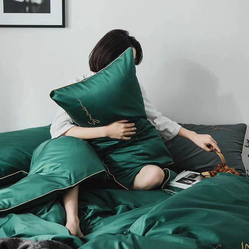 Bộ chăn ga gối lụa