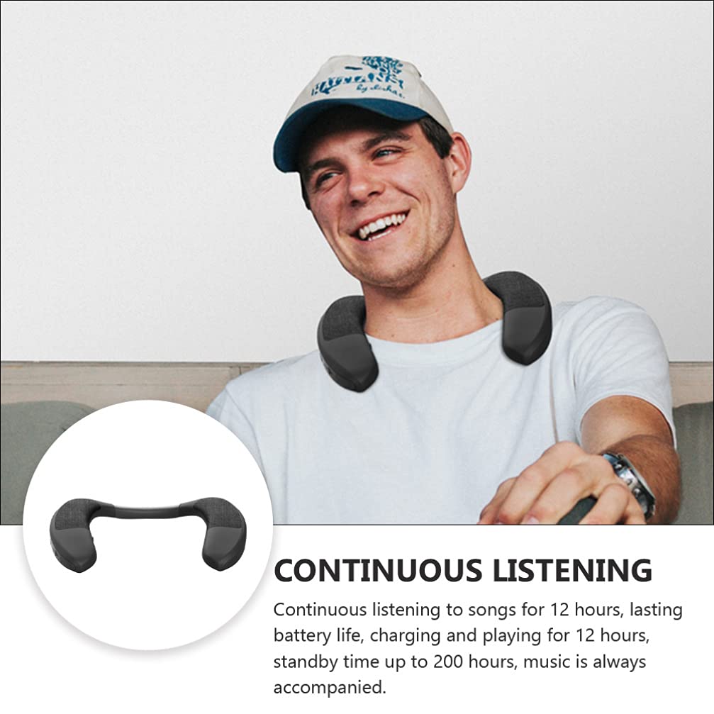 Loa âm thanh nổi không dây hình chữ U đeo cổ rảnh tay Neckband Wireless Speaker EBS-909