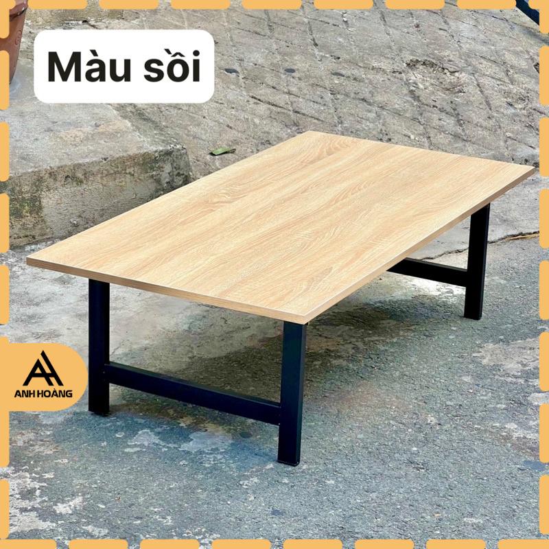 Bàn gỗ thấp ngồi bệt nhật chân gấp gọn gỗ MDF phủ Melamine chống ẩm chống trầy xước mới