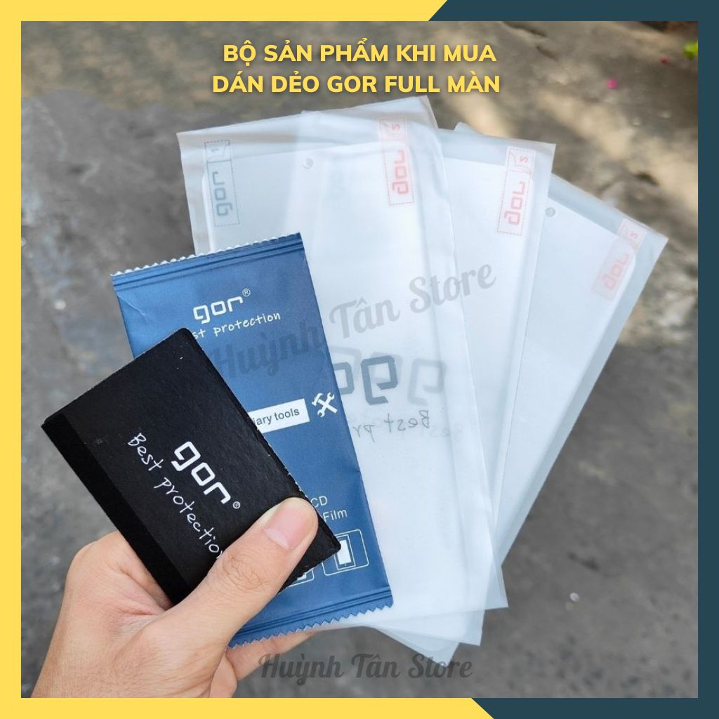 Dán dẻo GOR full màn hình 3D dành cho xiaomi mi 12 pro trong suốt, bảo vệ màn hình - hàng nhập khẩu