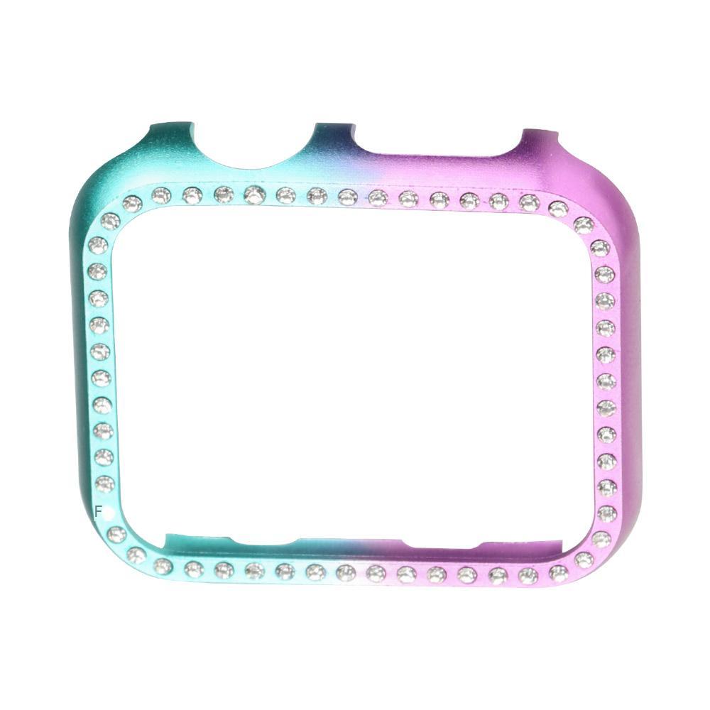 Phong cách mới nhất phù hợp với đồng hồ Apple Apple watch 234567 thế hệ SE vỏ bảo vệ khung nhôm vỏ bảo vệ đồng hồ kim cương