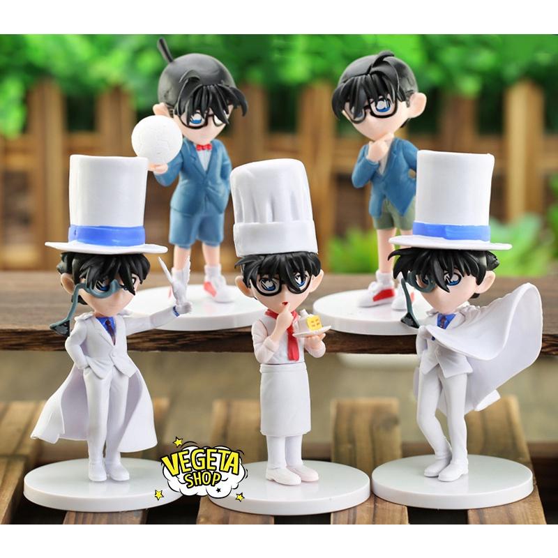 Mô hình Conan - Mô hình Kaito Kid Magic Kaito - Shinichi Kudo Edogawa Conan - Đế trắng bán lẻ tùy chọn mẫu - Cao 9~13cm