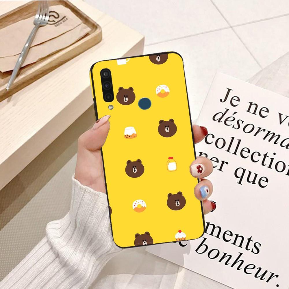 Ốp lưng dành cho Vsmart Bee 3 Silicon dẻo hình Gấu Brown Dễ Thương