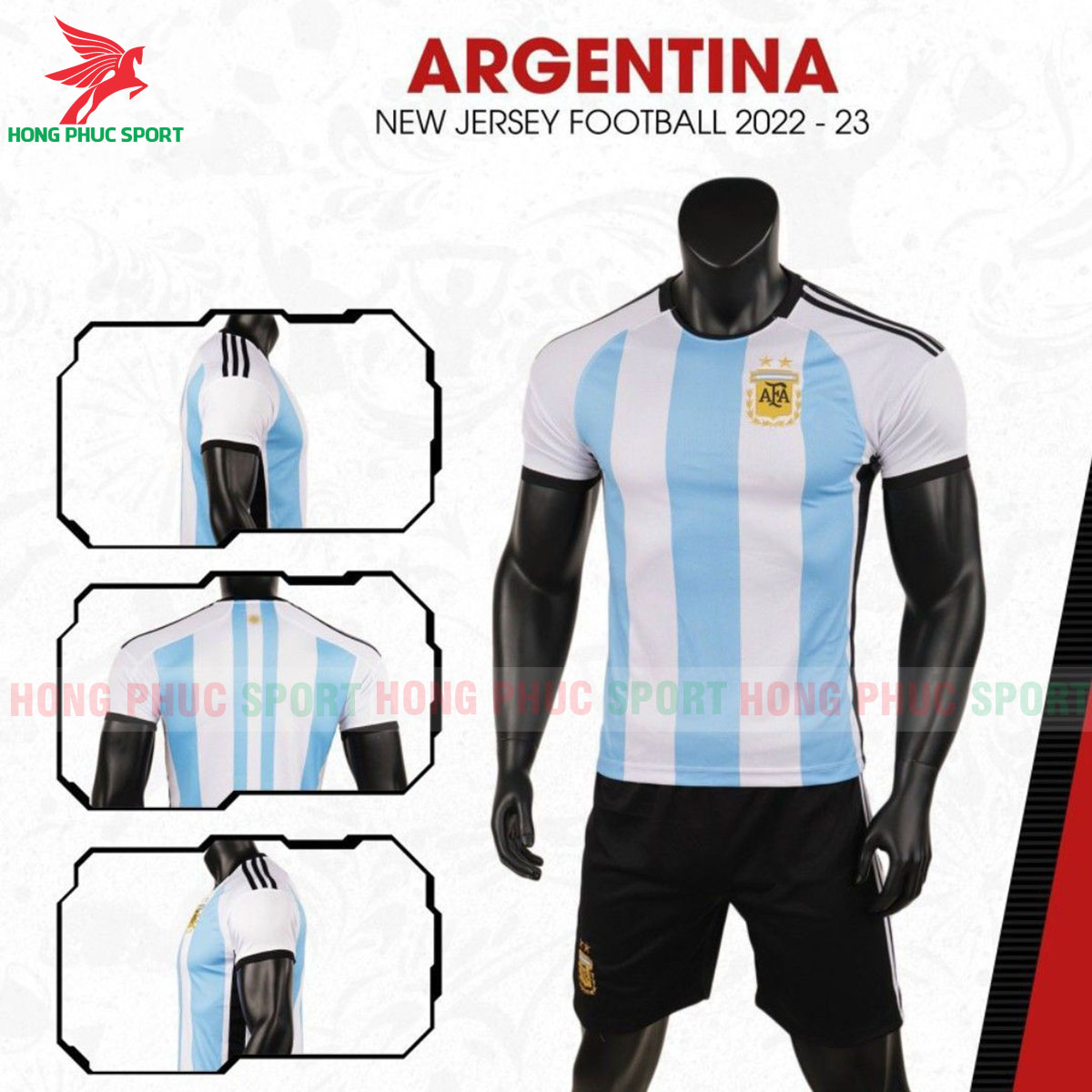 Bộ quần áo đá bóng đội tuyển quốc gia ARGENTINA mùa giải mới 2022 2023