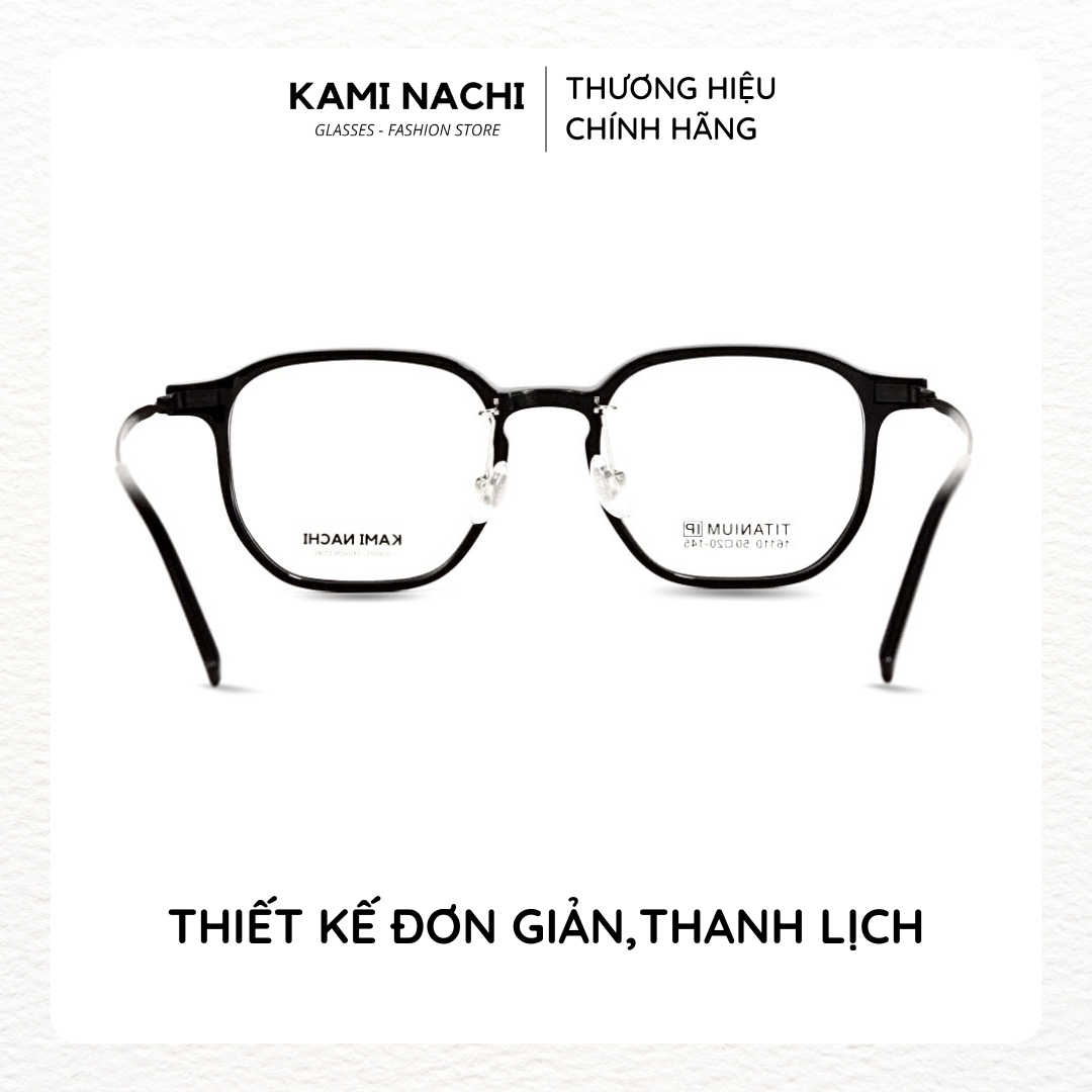 Gọng kính The Angel phiên bản Yuri chất liệu Titanium mạ I-on mã 16110X KAMI NACHI