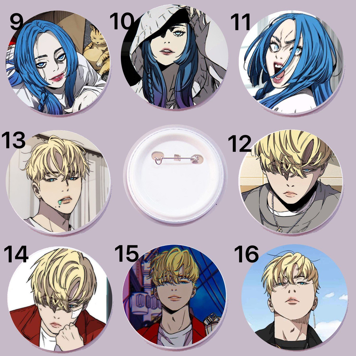 Huy hiệu Owen knight bl 3 cái khác nhau / Huy hiệu hình owen knight