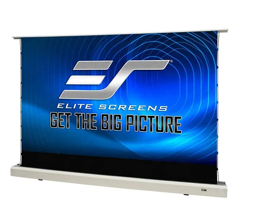 Màn Chiếu Elite Screens Dòng Kestrel Tab-Tension CLR (Kéo Căng ) Màn Chiếu ĐIỆN, Màn Chiếu SÀN, 101 inch Tỷ lệ Khung Hình 16:9 (Vùng hiển thị 125.7 x 223.8 cm) Gain 0.6 (FTE101XH2-CLR) THIẾT KẾ MỚI - Màu Trắng – Hàng Chính Hãng