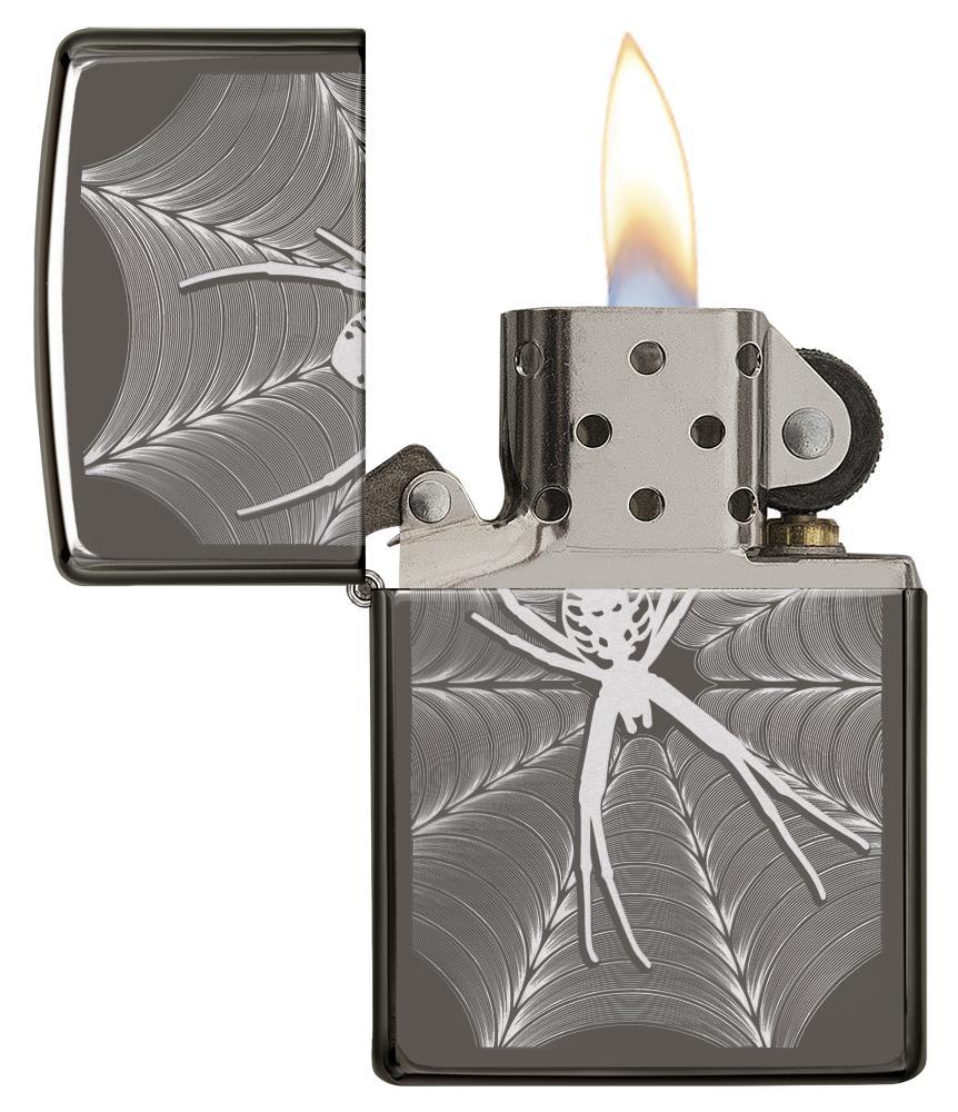 Zippo 29733 Spider & Web Design