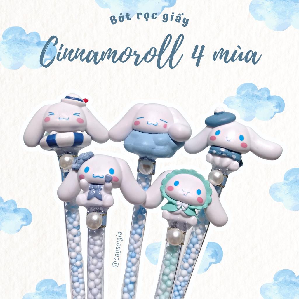 S106 - Bút dao rọc giấy chó Cinnamoroll bốn mùa dễ thương unbox đơn hàng, cắt sticker băng dán washi tape - Cây Sồi Già
