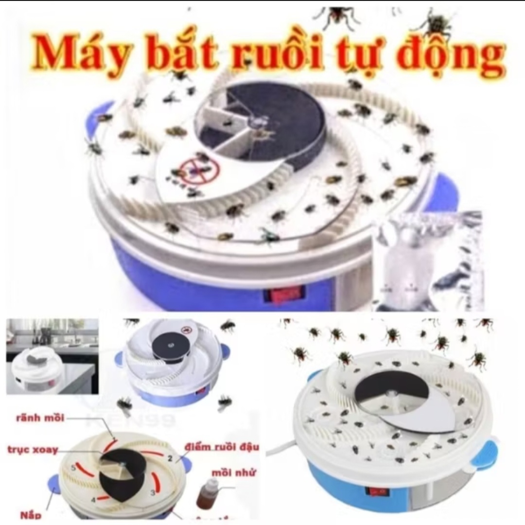 MÁY BẮT RUỒI TỰ ĐỘNG THÔNG MINH MẪU MỚI CHẤT LƯỢNG CHO MỌI GIA ĐÌNH