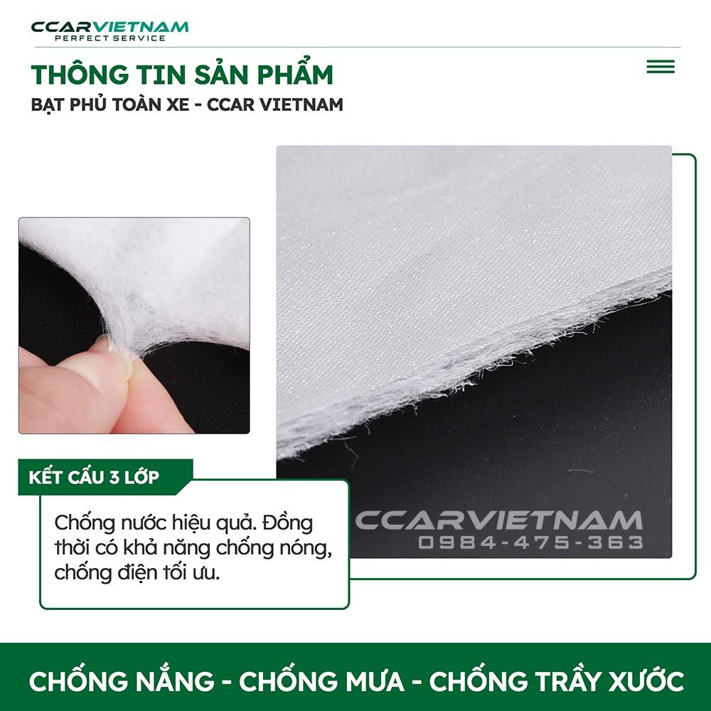 [Vải Dù Oxford] Bạt Phủ Xe Ô Tô 4, 5 Chỗ, 7 Chỗ Cách Nhiệt Che Nắng Mưa - Bạt Trùm Xe Hơi CCAR Cao Cấp - Ccar Vietnam - [BẠT PHỦ TOÀN XE