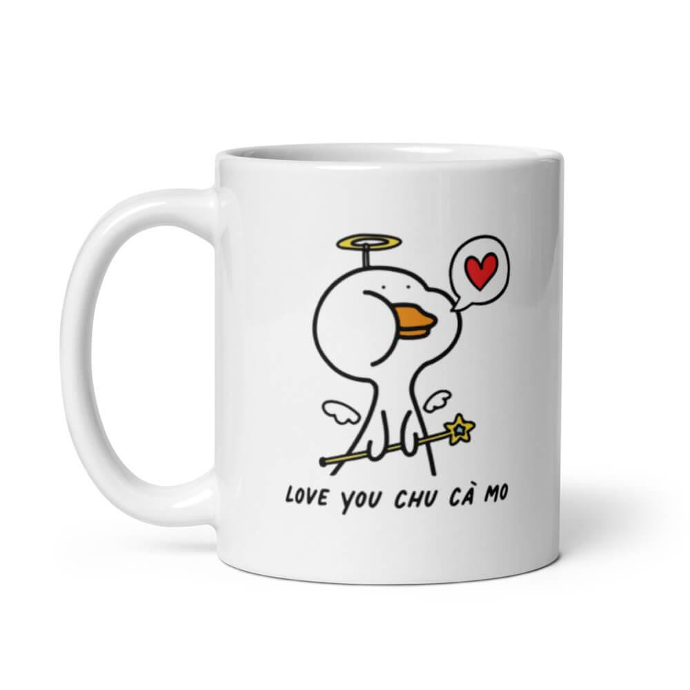 Ly Cốc sứ cao cấp hình Love you chu cà mo đáng yêu 2