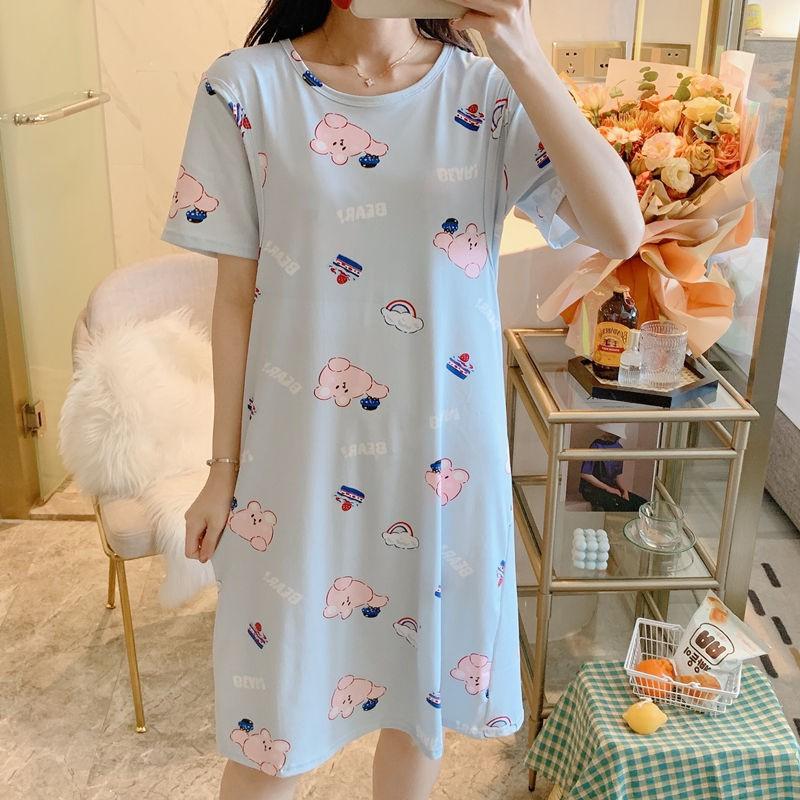 Đầm bầu sau sinh cho con bú cotton siêu mát