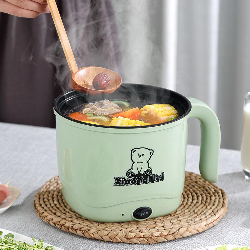 Thuận lợi nhất nồi lẩu điện đa năng nồi điện nhỏ nồi chống dính nồi sinh viên nồi ký túc xá hiện vật nồi cơm điện mini nồi lẩu điện một nồi