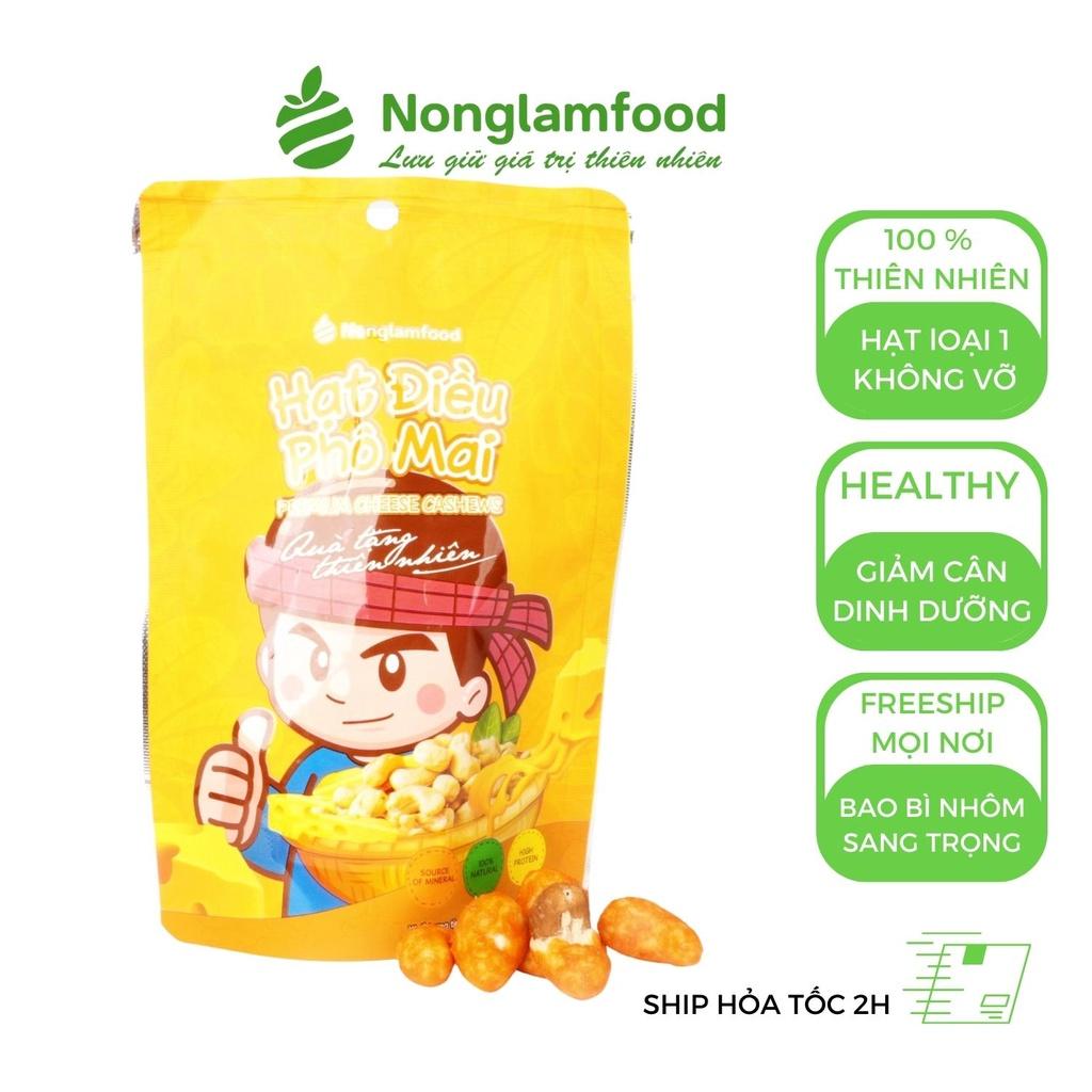 Hạt điều phô mai 45g Nông Lâm Food nguyên hạt không vỡ thơm mùi hạt điều kết hợp cùng phô mai