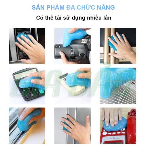 Gel silicone làm sạch nội thất ô tô - miếng bùn dẻo vệ sinh đa năng