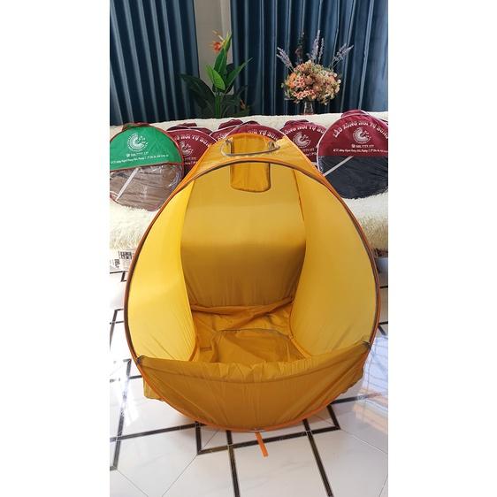 Lều Xông Hơi Khung Cacbon BH 1 năm - Chống Thấm Nước - Vải Dầy Ngoài Nhìn Vô Không Thấy Bóng - Chui Đầu