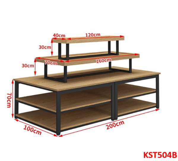 Kệ trưng bày sản phẩm, hàng hóa , kệ siêu thị , cửa hàng KST504B - NỘI THẤT LẮP RÁP VIENDONGADV
