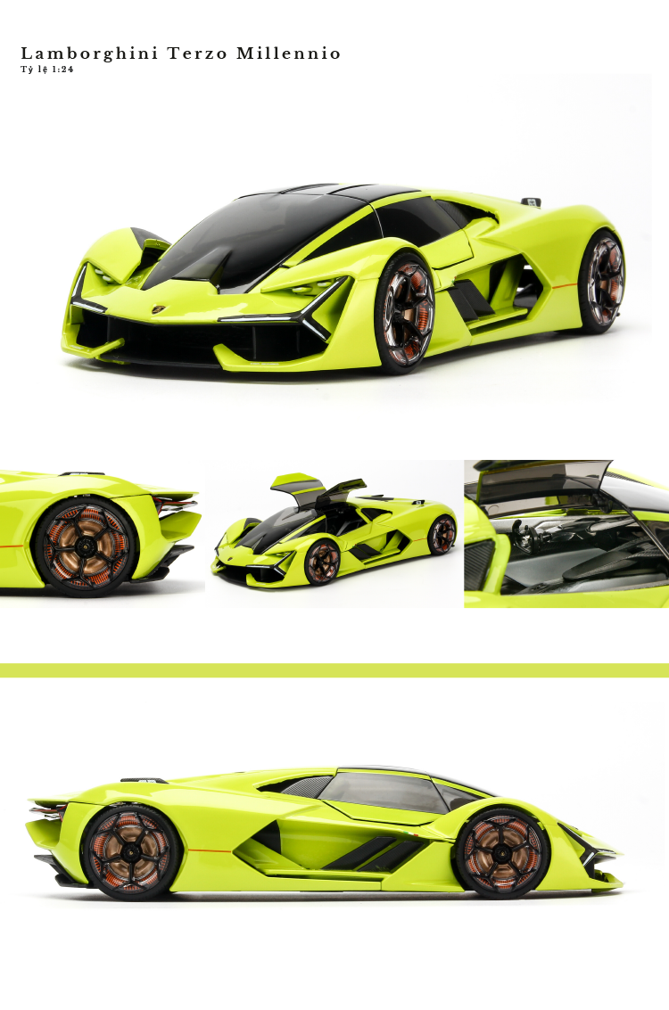 Mô hình xe Lamborghini Terzo Milennio 1:24 Bburago 18-21094